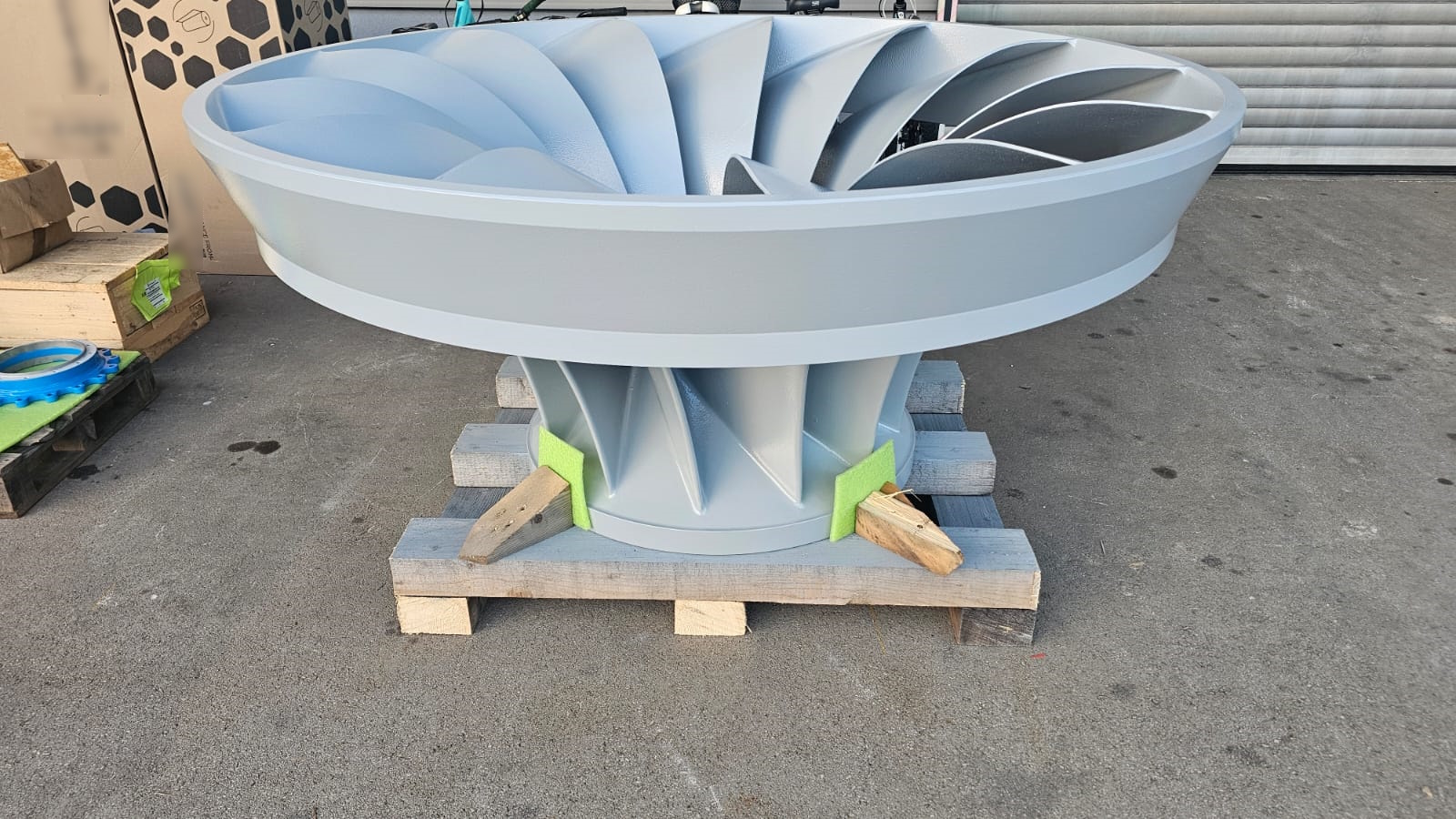 Nouvelle roue inox termine